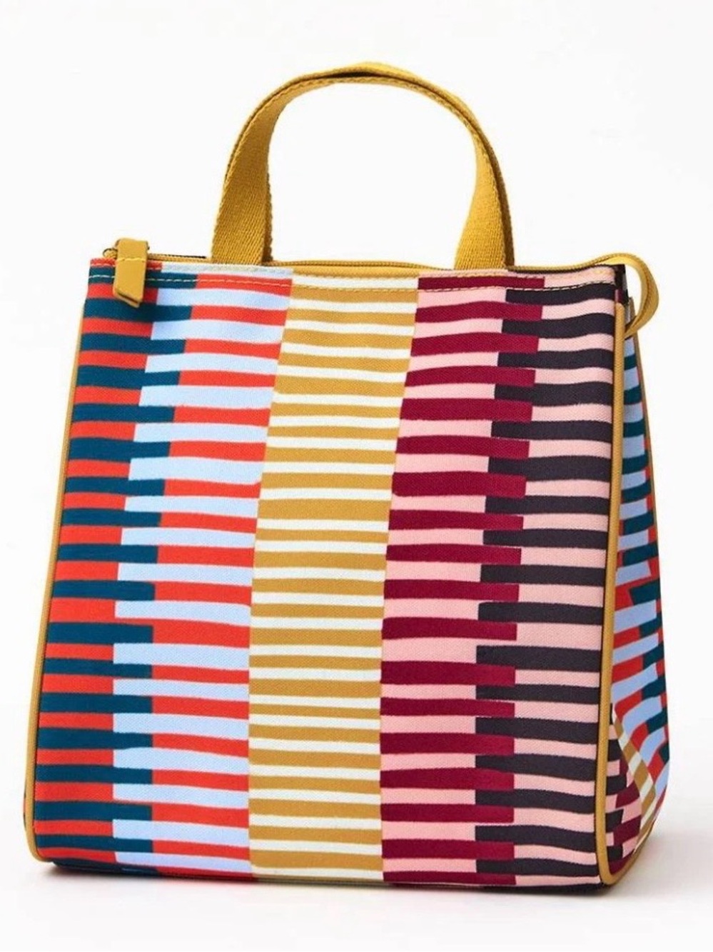 Striped Multicolor Lunch Bag